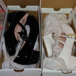 2 Pair of Girls Dress Shoes